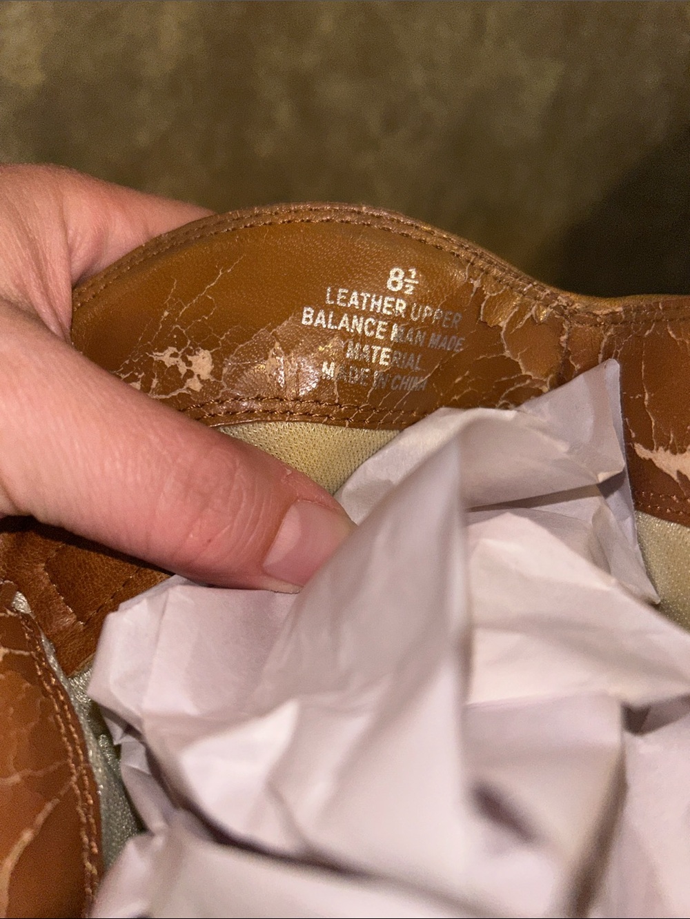 AWOL Tan Leather Cream Crochet Snip Toe Boho Western Coastal Cowgirl Boots 8.5 - Picture 11 of 16